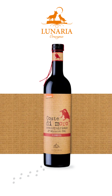 LUNARIA COSTE DI MORO <br>montepulciano d'abruzzo DOP <br>RISERVA
