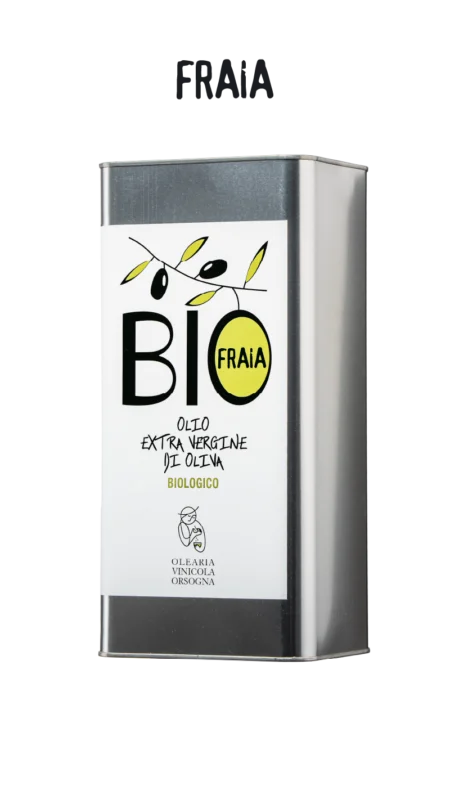 FRAIA Olio extravergine di oliva 5L biologico