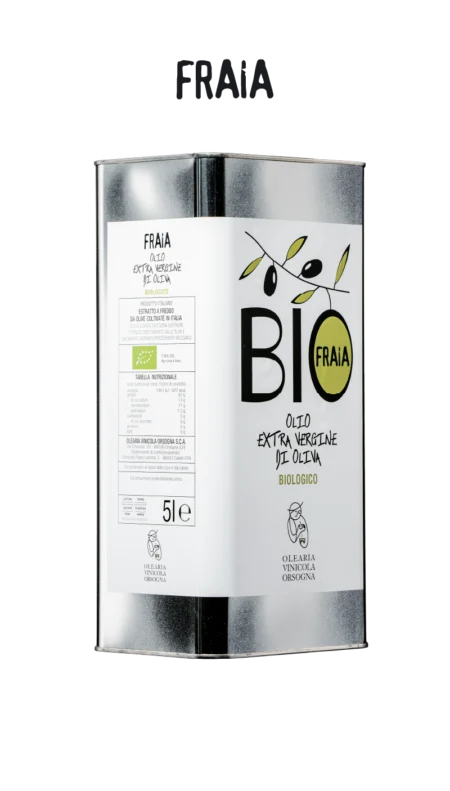 FRAIA Olio extravergine di oliva 5L biologico - BIO Vineria - Store Online