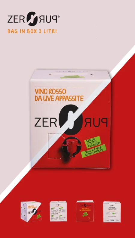 Zeropuro Vino Rosso da uve appassite BIB 3L