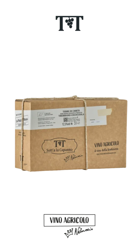 Sott'a la Capannə <br>Lu Pistatə e Messə <br>Trebbiano-Cococciola BIB 3L
